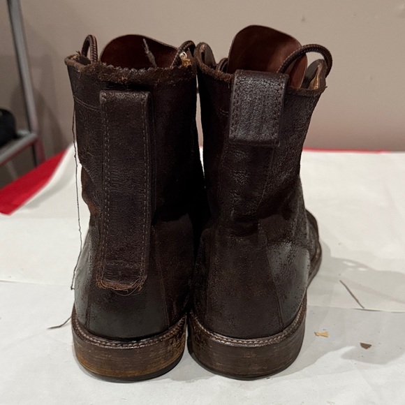 Billy Reid Dark Brown Leather Boots - Picture 4 of 6